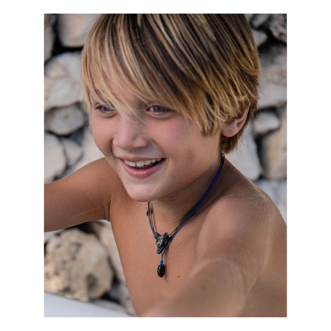 Lapis-Lazuli Wolf Necklace - Kids’ Collection - Verde Kaki