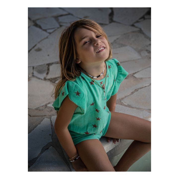 Collana con Lupo Opale - Collezione Bambino  | Giallo- Immagine del prodotto n°1