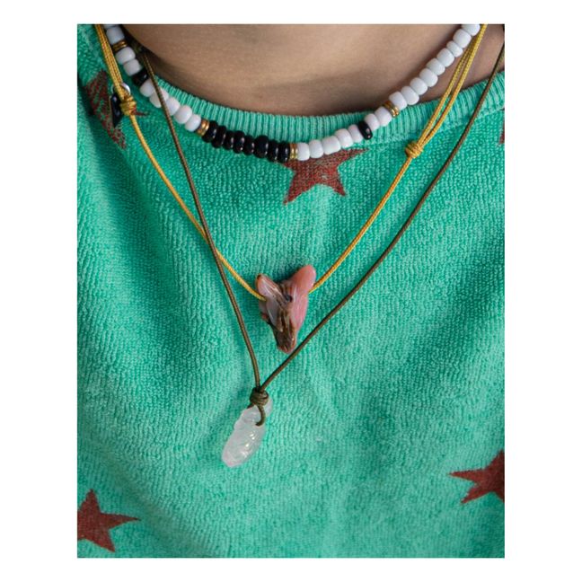 Opal Wolf Necklace - Kids’ Collection - Giallo