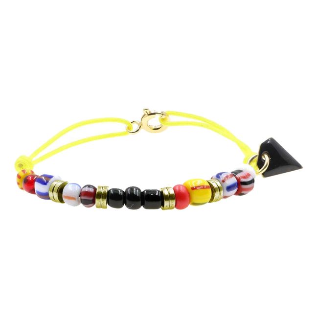 Pula Multi Glass Bead Bracelet - Kids’ Collection  | Yellow