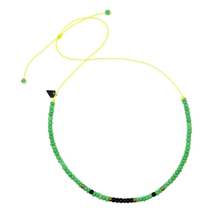 Pula Glass Bead Necklace - Kids’ Collection - Amarillo- Imagen del producto n°0