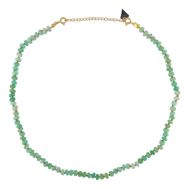 Chrysoprase Candy Necklace - Women’s Collection - Gelb
