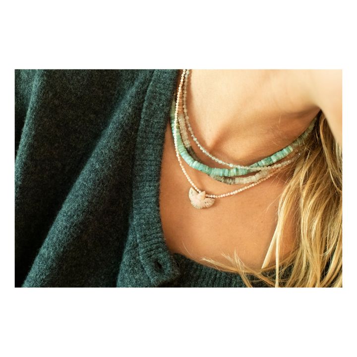 Faceted Opal Condor Necklace - Women's Collection  | Rosa- Produktbild Nr. 1