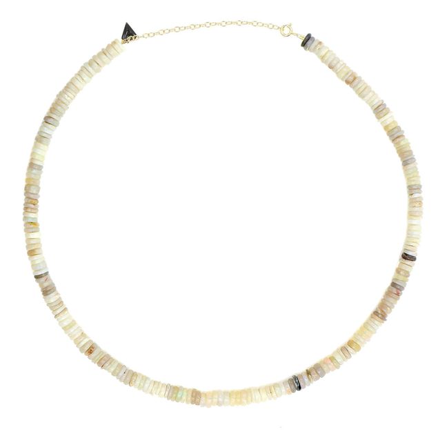 Collier Puka Opale - Collection Femme - Blanc
