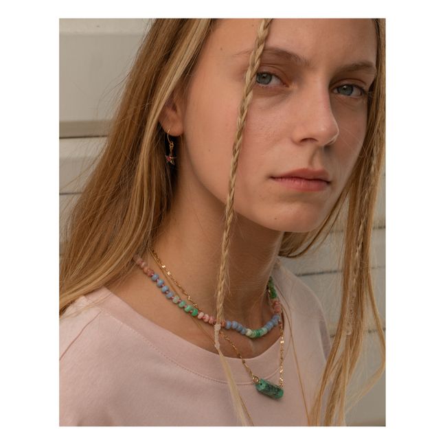 Rolla Bolla Chrysocolla Sun Necklace - Women’s Collection  | Grün