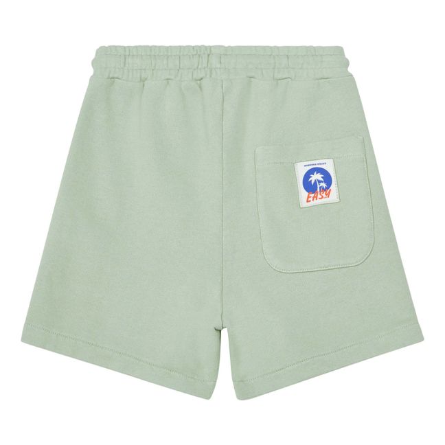 Organic Cotton Shorts Verde acqua
