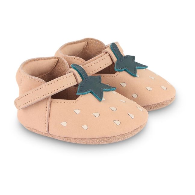 Nanoe Nubuck slippers | Peach
