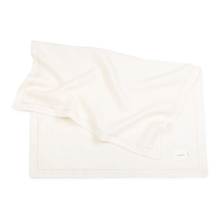 Leichte Decke - Französisches Leinen | Weiß- Produktbild Nr. 2