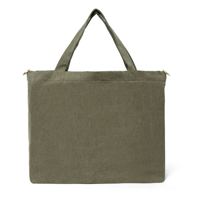 Linen Tote Bag | Khaki