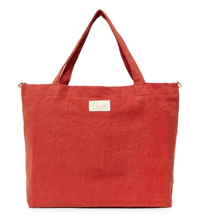 Linen Tote Bag | Poppy- Product image n°0