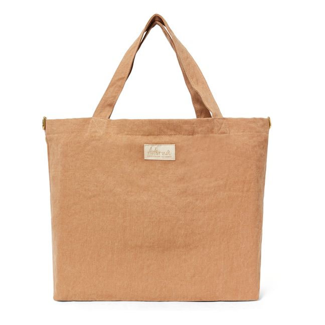Cabas en lin | Terracotta