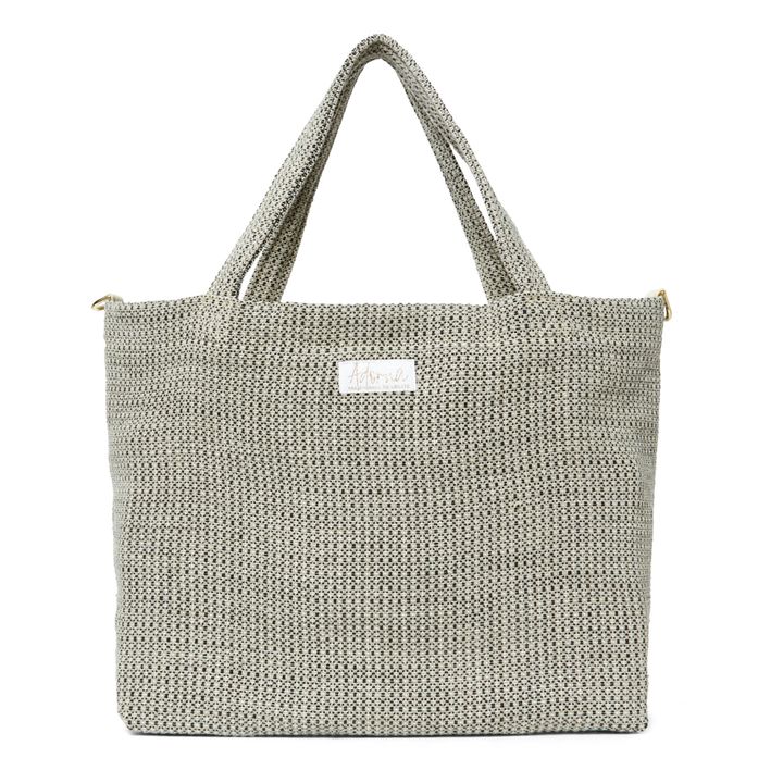 Linen Tote Bag | Dark grey- Product image n°0