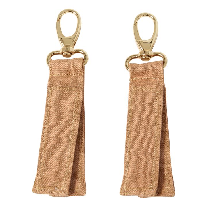 Stroller Bag Clips | Terracotta- Product image n°0