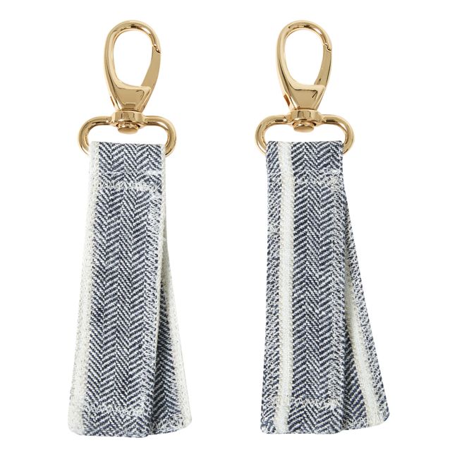 Attaches poussette pour cabas | Bleu marine