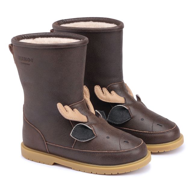 Gefütterte Stiefeletten Wadudu Exclusive Elan | Schokoladenbraun