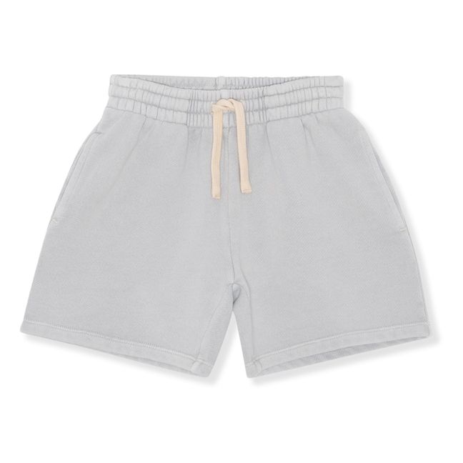 Lou Organic Cotton Fleece Shorts | Grey blue
