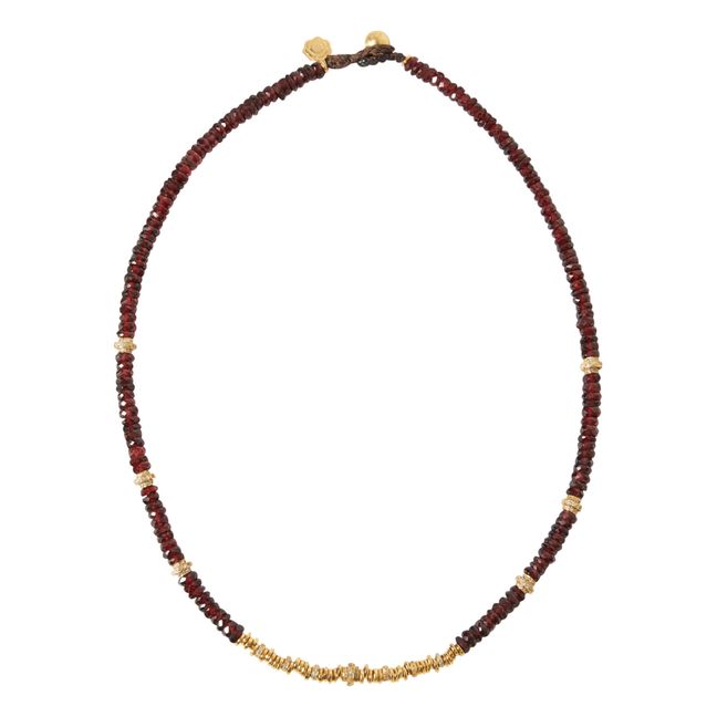 Gilda Necklace | Burgunderrot