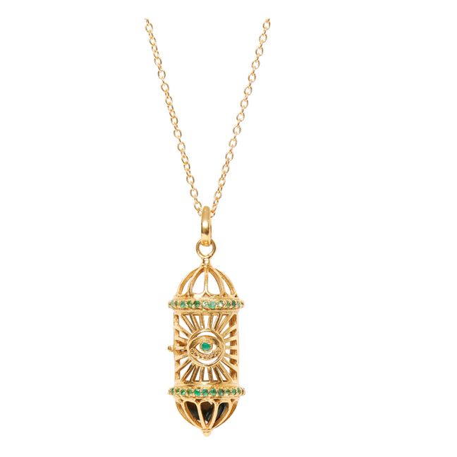 Aleph Emerald Necklace | Grün