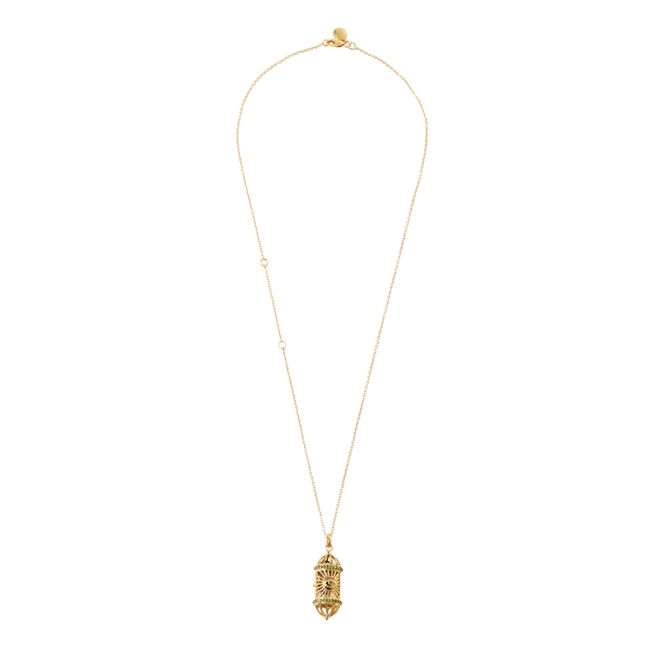 Aleph Emerald Necklace | Grün