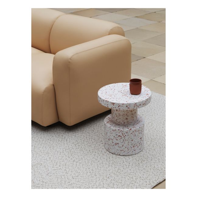 Sgabello, modello: Bit, in plastica riciclata | Bianco