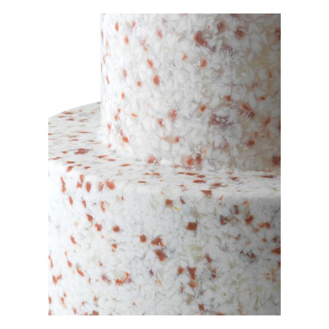 Sgabello, modello: Bit, in plastica riciclata | Bianco