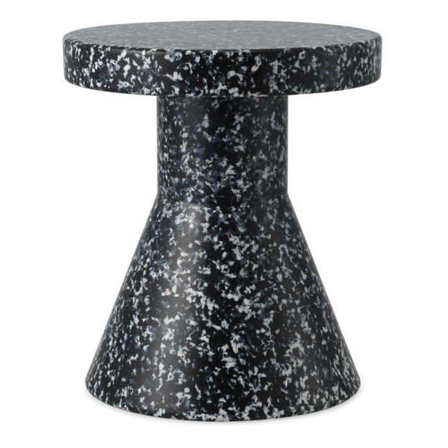 Tabouret Bit cone en plastique recyclé | Noir