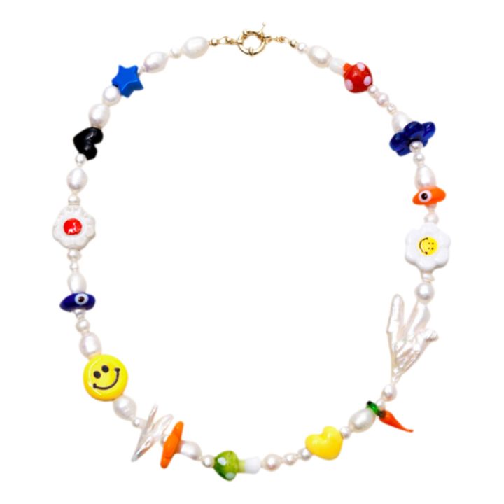 Dan Necklace | White- Product image n°0