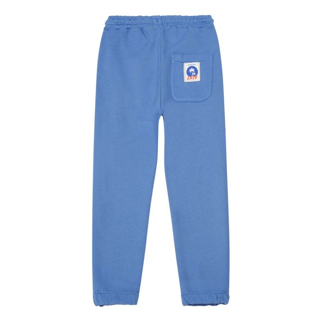 Relaxed Organic Cotton Joggers Blue