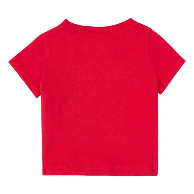 Baby-T-Shirt Batwing Rot