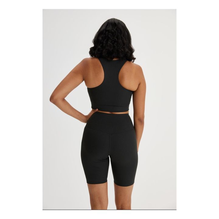 Paloma Recycled Fibre Sports Crop Top Negro- Imagen del producto n°1