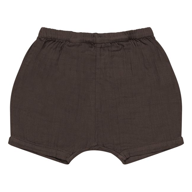 Becca Organic Cotton Shorts Charcoal grey