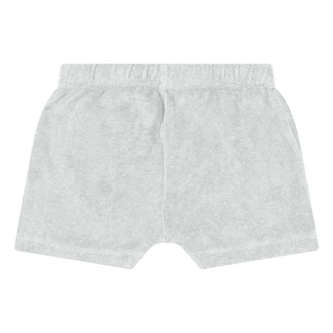 Bente Organic Cotton Terry Cloth Shorts Hellblau