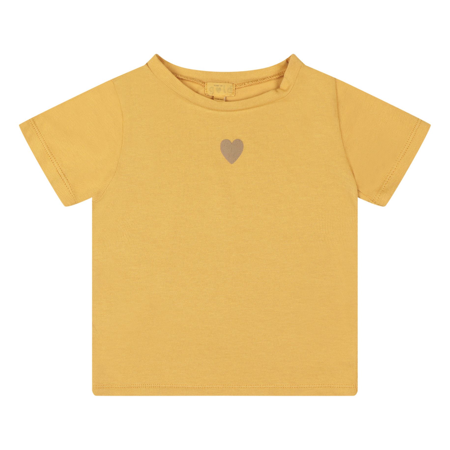 yellow heart t shirt
