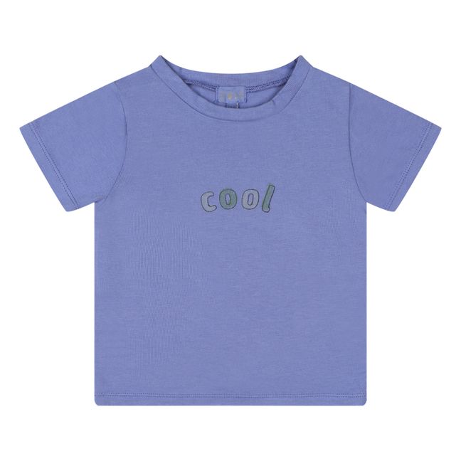 T-Shirt Coton Bio Theo Bleu roi