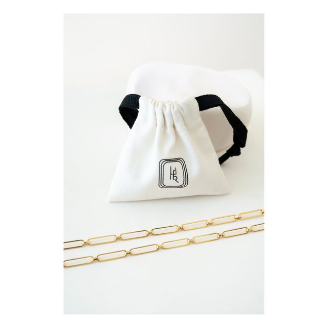 Gourmette Dual-Material Linen Bag | Khaki