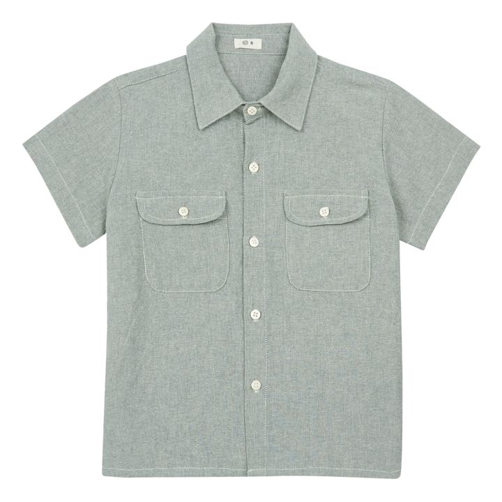 Boris Shirt | Blue Green- Product image n°0