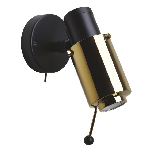 Biny Wall Lamp with Switch | Gold