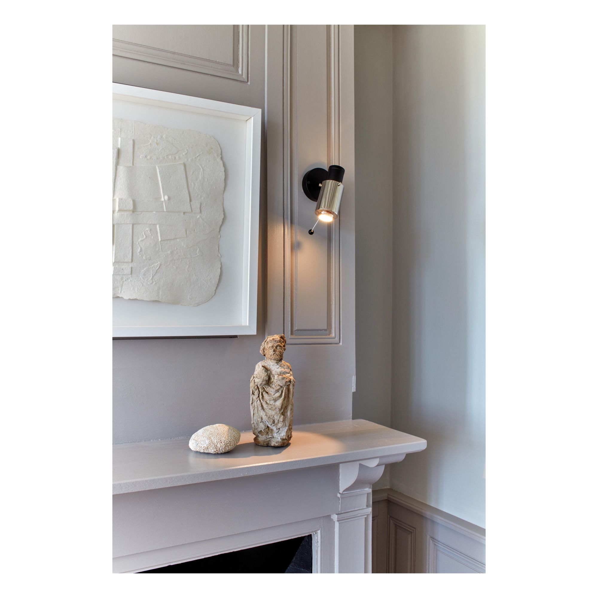 Biny Wall Lamp with Switch Gold- Product image n°1