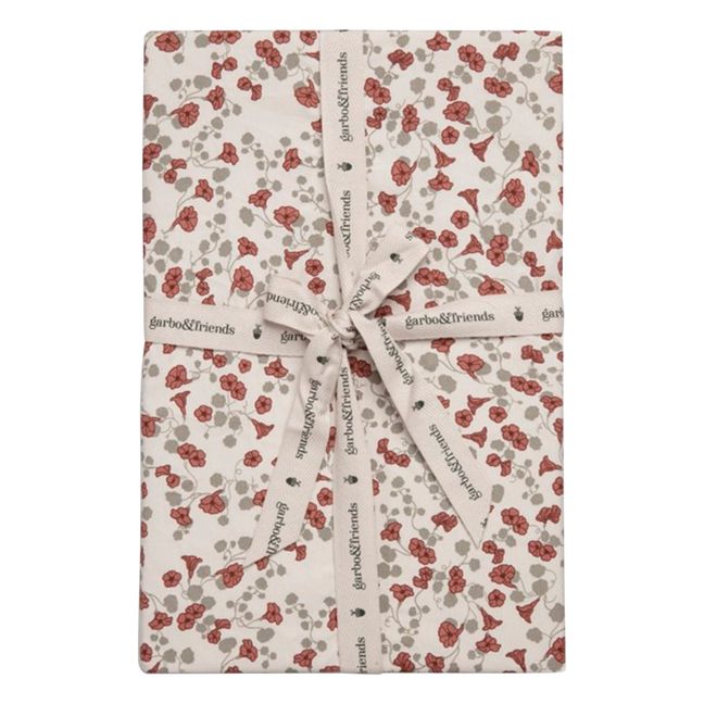 Royal Cress Cotton Percale Fitted Sheet Red