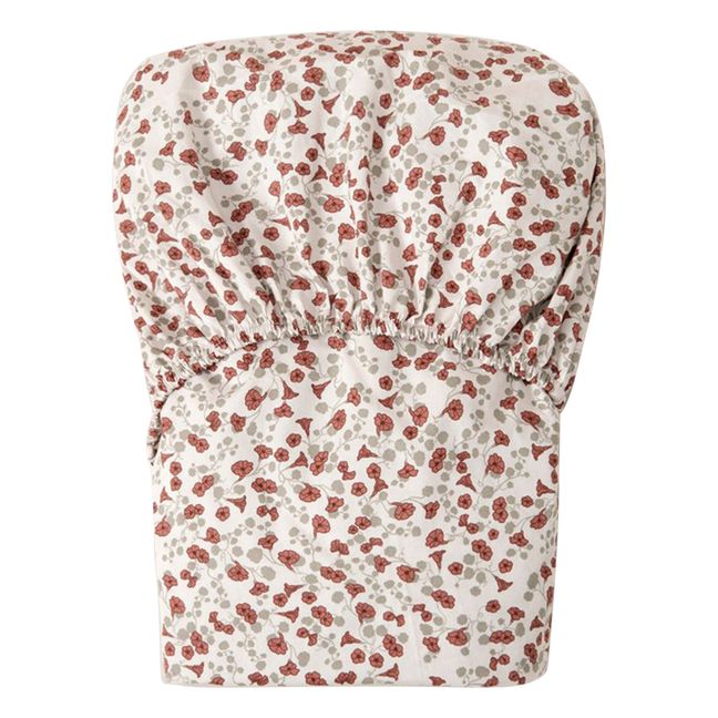 Royal Cress Cotton Percale Fitted Sheet | Red