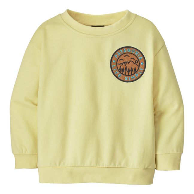 Organic Cotton Sweatshirt Yellow