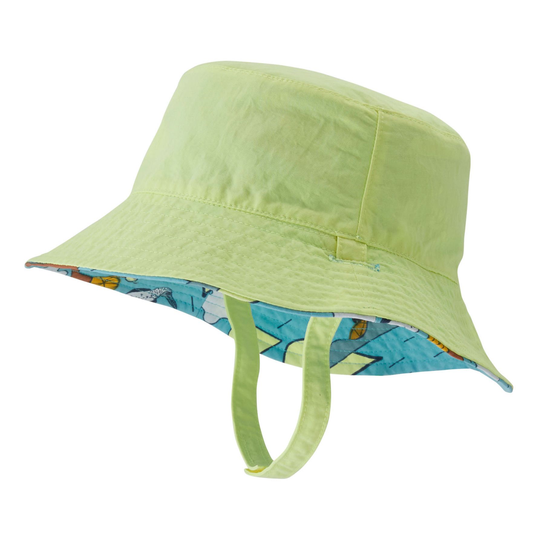 Recycled Reversible Bucket Hat Blue 
