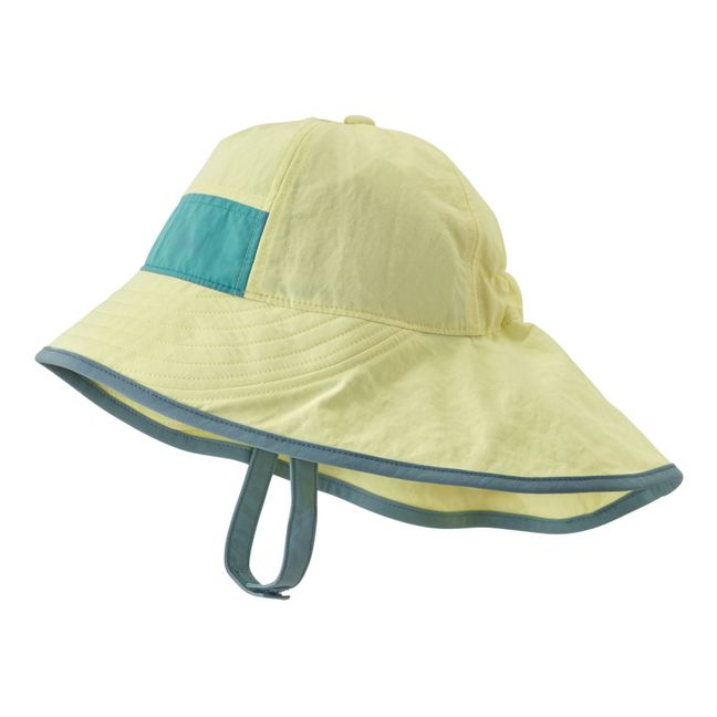 Sombrero Reversible de materiales reciclados Amarillo