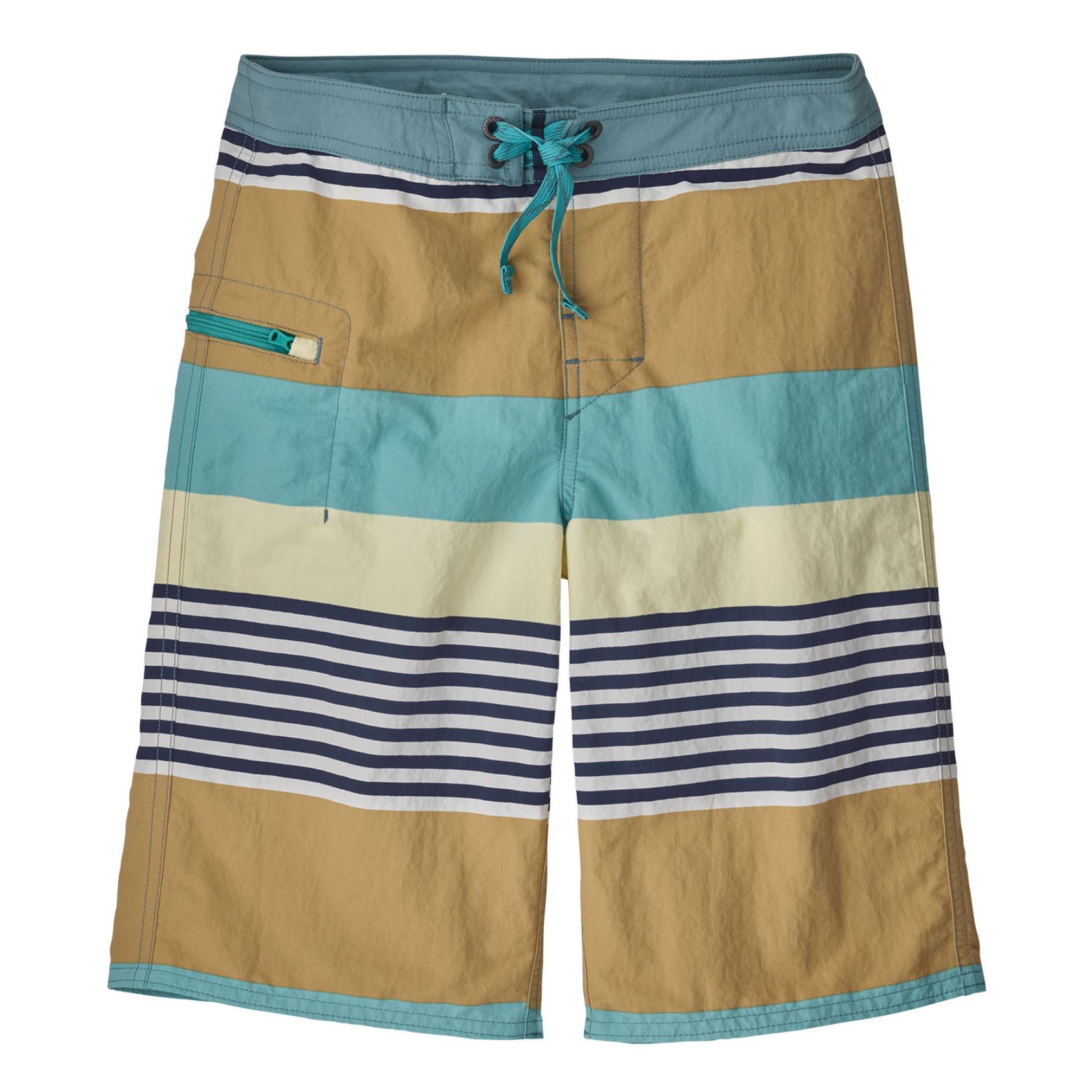 Recycled Nylon Swim Trunks Khaki 