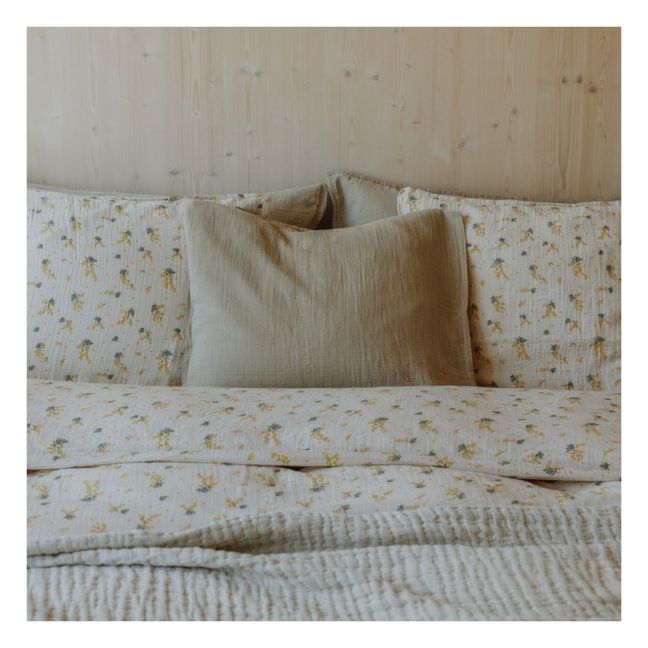 Cotton Chiffon Pillow Case | Olive