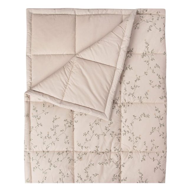 Botany Cotton Percale Quilted Blanket Grün