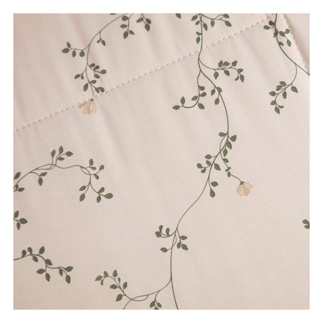 Couverture matelassée Botany en percale de coton | Vert