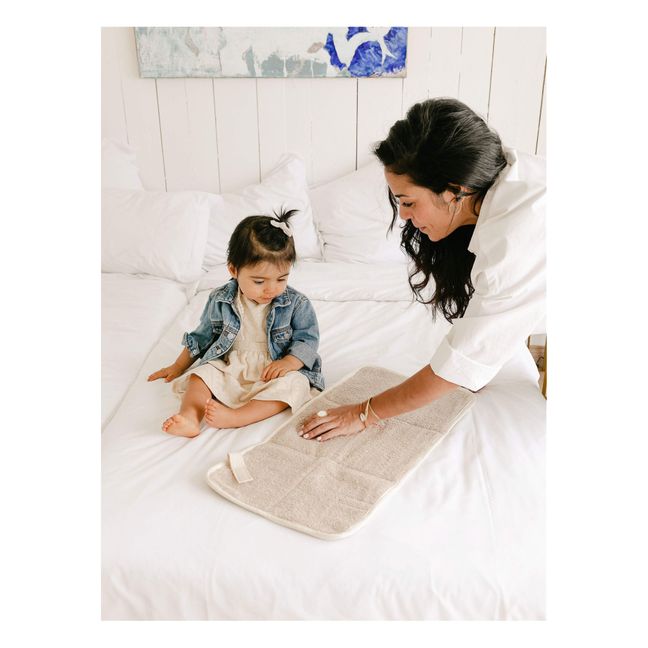 Linen Travel Changing Mat