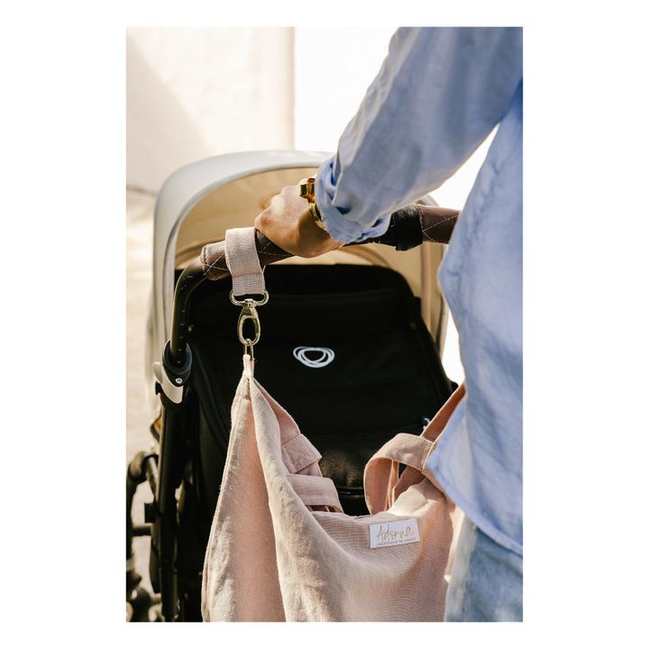 Stroller Bag Clips | Powder pink- Product image n°1
