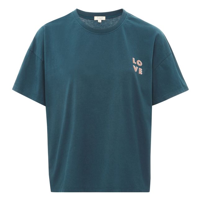 T-Shirt Bio-Baumwolle Musse - Damenkollektion - Navy